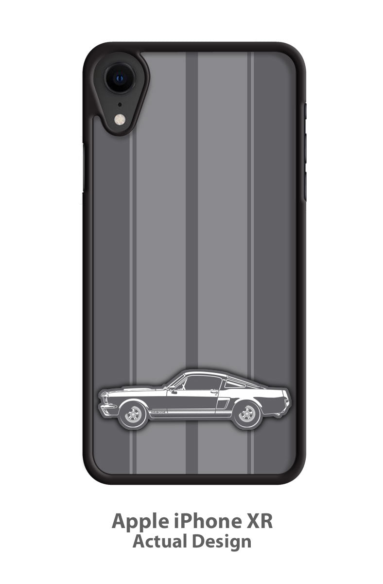 1966 Ford Mustang Shelby GT350 Fastback Smartphone Case - Racing Stripes