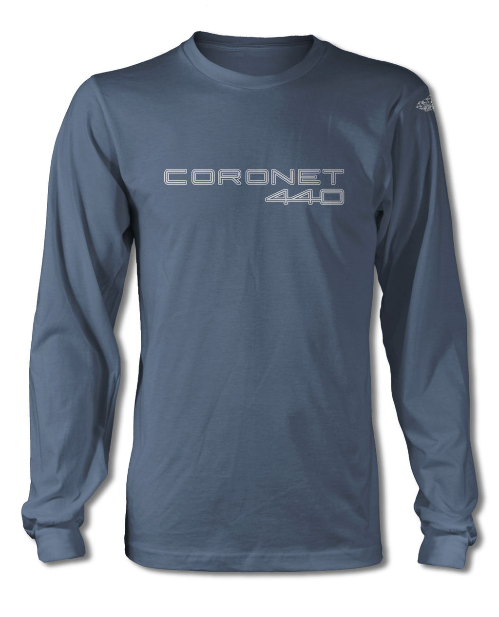 Dodge Coronet 440 1967 - 1968 Emblem T-Shirt - Long Sleeves - Emblem