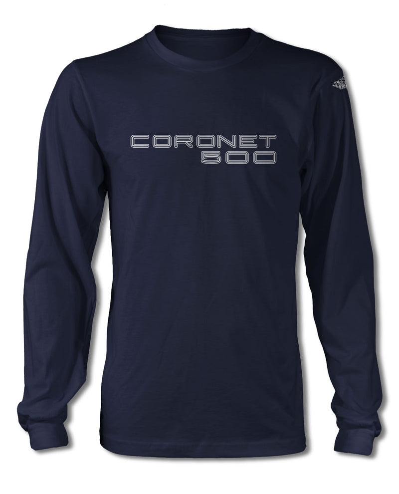 Dodge Coronet 500 1967 - 1968 Emblem T-Shirt - Long Sleeves - Emblem