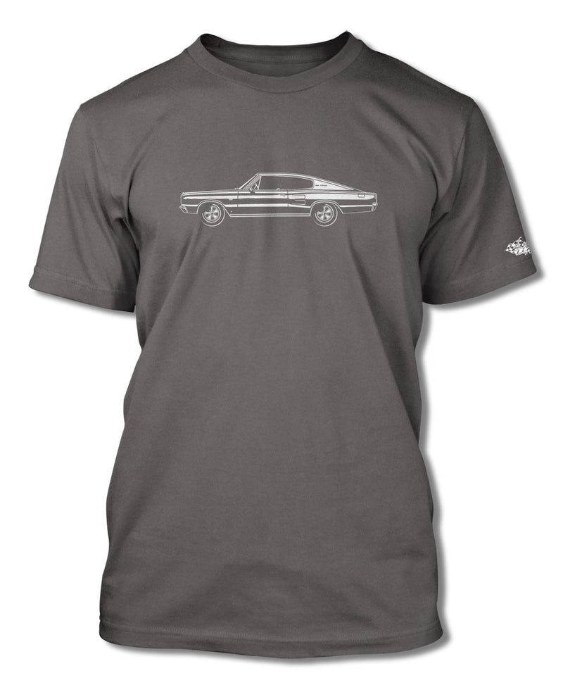 1967 Dodge Charger Coupe T-Shirt - Men - Side View