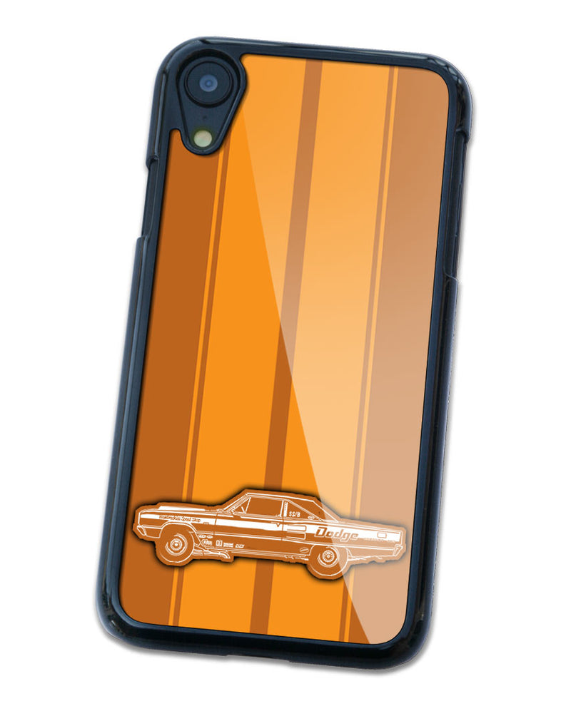 1967 Dodge Coronet 440 Code WO23 Hemi Smartphone Case - Racing Stripes