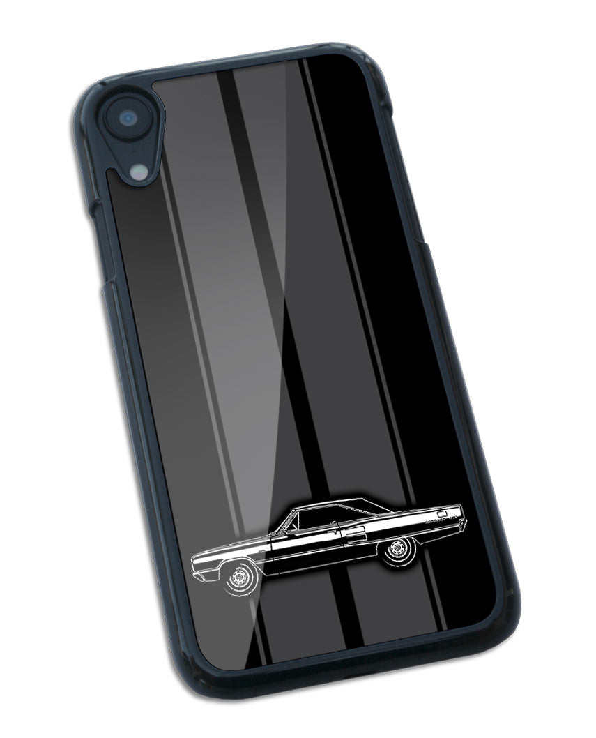 1967 Dodge Coronet 440 Hardtop Smartphone Case - Racing Stripes