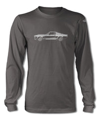 1967 Ford Mustang Eleanor Fastback T-Shirt - Long Sleeves - Side View