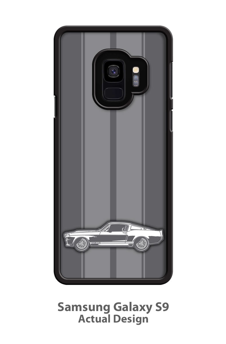 1967 Ford Mustang Eleanor Fastback Smartphone Case - Racing Stripes