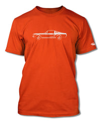 1967 Ford Mustang Base Fastback T-Shirt - Men - Side View