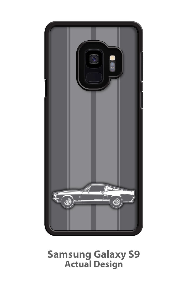 1967 Ford Mustang Shelby GT350 Fastback Smartphone Case - Racing Stripes