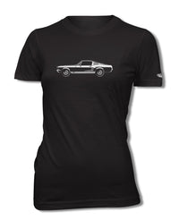 1967 Ford Mustang GT Fastback T-Shirt - Women - Side View