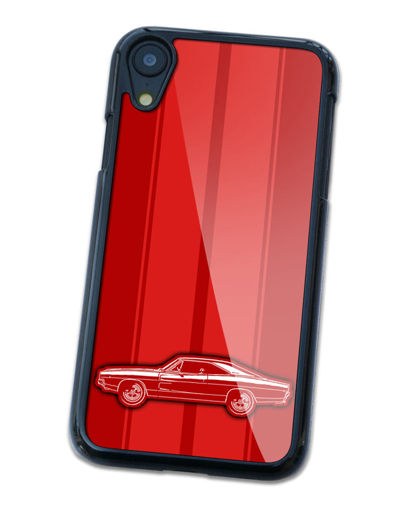 1968 Dodge Charger Base Coupe Smartphone Case - Racing Stripes