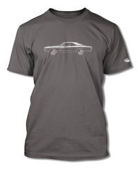 1968 Dodge Charger Base Hardtop T-Shirt - Men - Side View