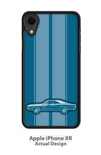 1968 Dodge Charger RT Bullitt Hardtop Smartphone Case - Racing Stripes
