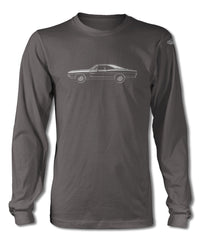 1968 Dodge Charger RT Bullitt Hardtop T-Shirt - Long Sleeves - Side View