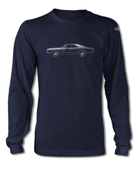 1968 Dodge Charger RT Bullitt Hardtop T-Shirt - Long Sleeves - Side View