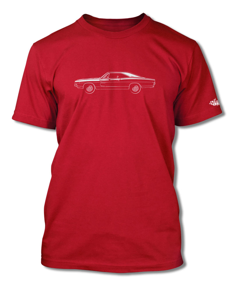 1968 Dodge Charger RT Bullitt Hardtop T-Shirt - Men - Side View