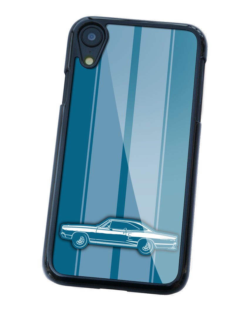 1968 Dodge Coronet 440 Coupe Smartphone Case - Racing Stripes