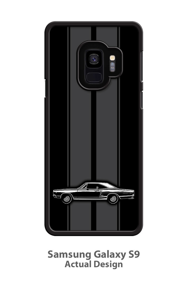 1968 Dodge Coronet 500 Hardtop Smartphone Case - Racing Stripes
