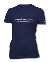 1968 Dodge Coronet RT Convertible T-Shirt - Women - Side View