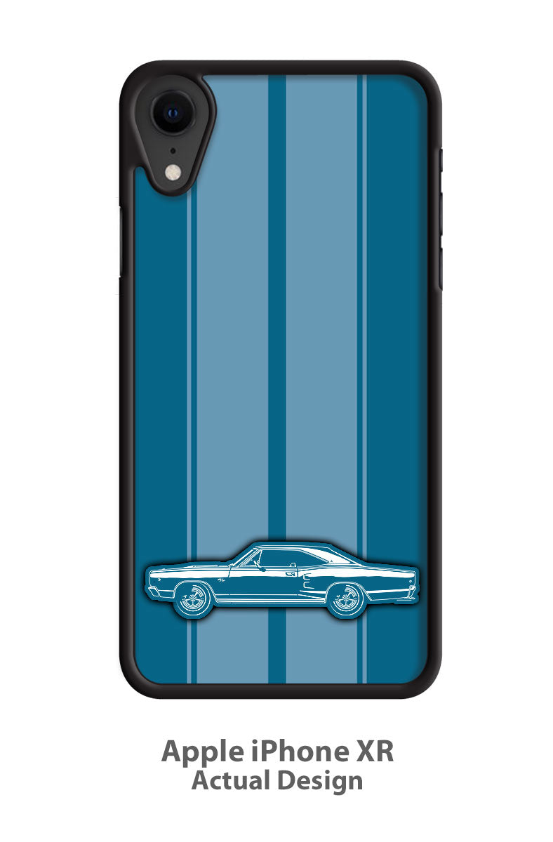 1968 Dodge Coronet RT Hardtop Smartphone Case - Racing Stripes