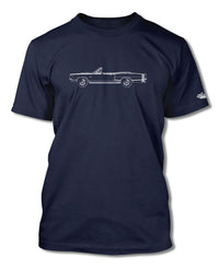 1968 Dodge Coronet RT with Stripes Convertible T-Shirt - Men - Side View