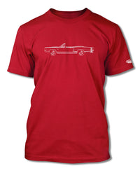 1968 Dodge Coronet RT with Stripes Convertible T-Shirt - Men - Side View