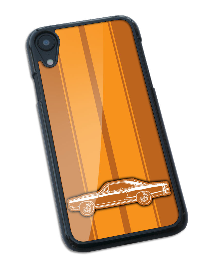 1968 Dodge Coronet RT with Stripes Hardtop Smartphone Case - Racing Stripes