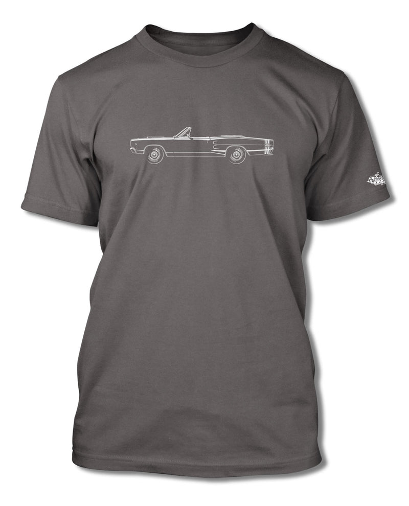 1968 Dodge Coronet Super Bee Convertible T-Shirt - Men - Side View