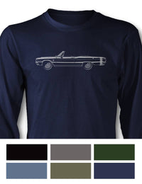 1968 Dodge Dart GTS Convertible T-Shirt - Long Sleeves - Side View