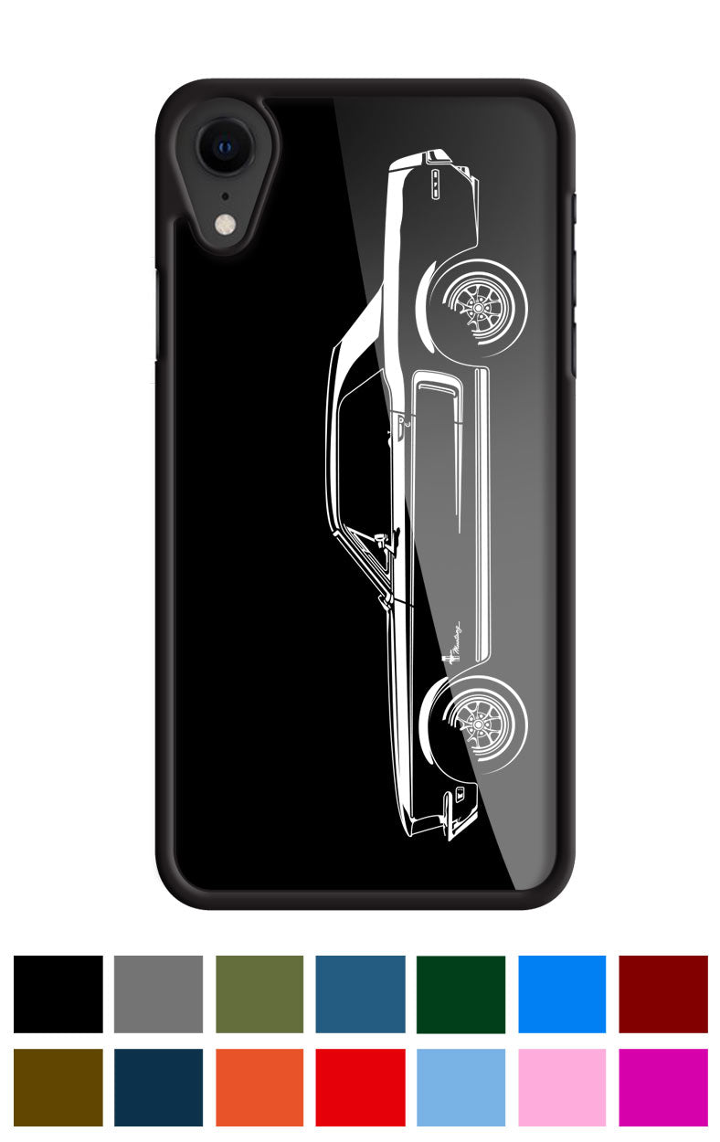 1968 Ford Mustang Base Coupe with Stripes Smartphone Case - Side View