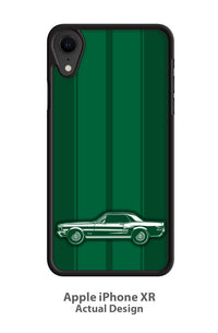 1968 Ford Mustang GT / CS Coupe Smartphone Case - Racing Stripes