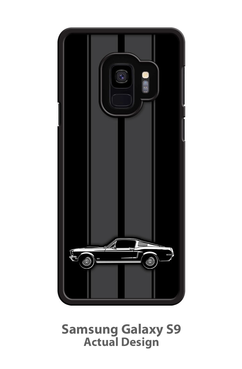 1968 Ford Mustang GT Fastback Smartphone Case - Racing Stripes