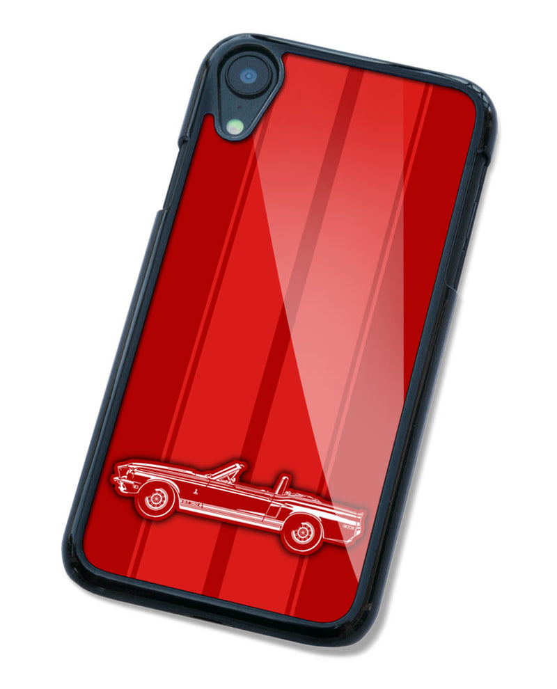 1968 Ford Mustang Shelby GT350 Convertible Smartphone Case - Racing Stripes