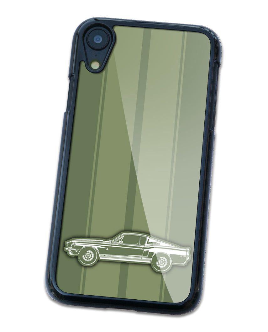 1968 Ford Mustang Shelby GT350 Fastback Smartphone Case - Racing Stripes