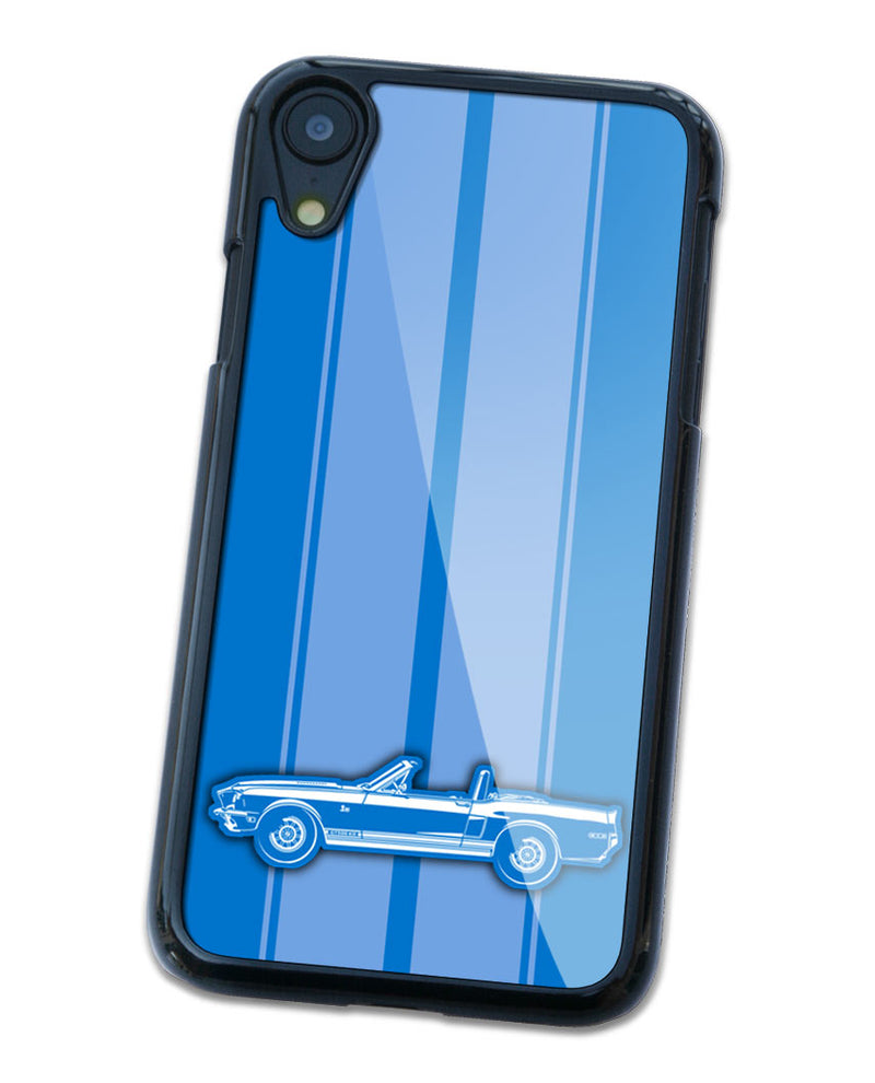 1968 Ford Mustang Shelby GT500KR Convertible Smartphone Case - Racing Stripes