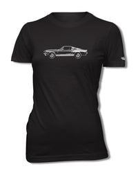 1968 Ford Mustang Shelby GT500KR Fastback T-Shirt - Women - Side View