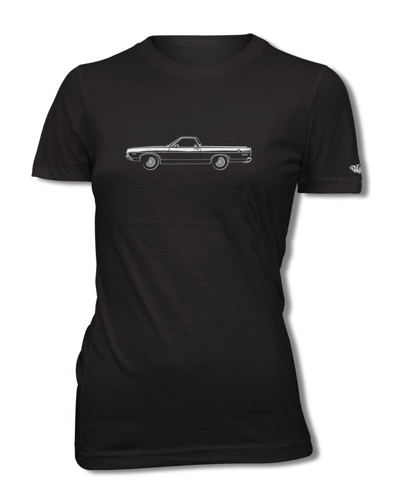 1968 Ford Ranchero T-Shirt - Women - Side View