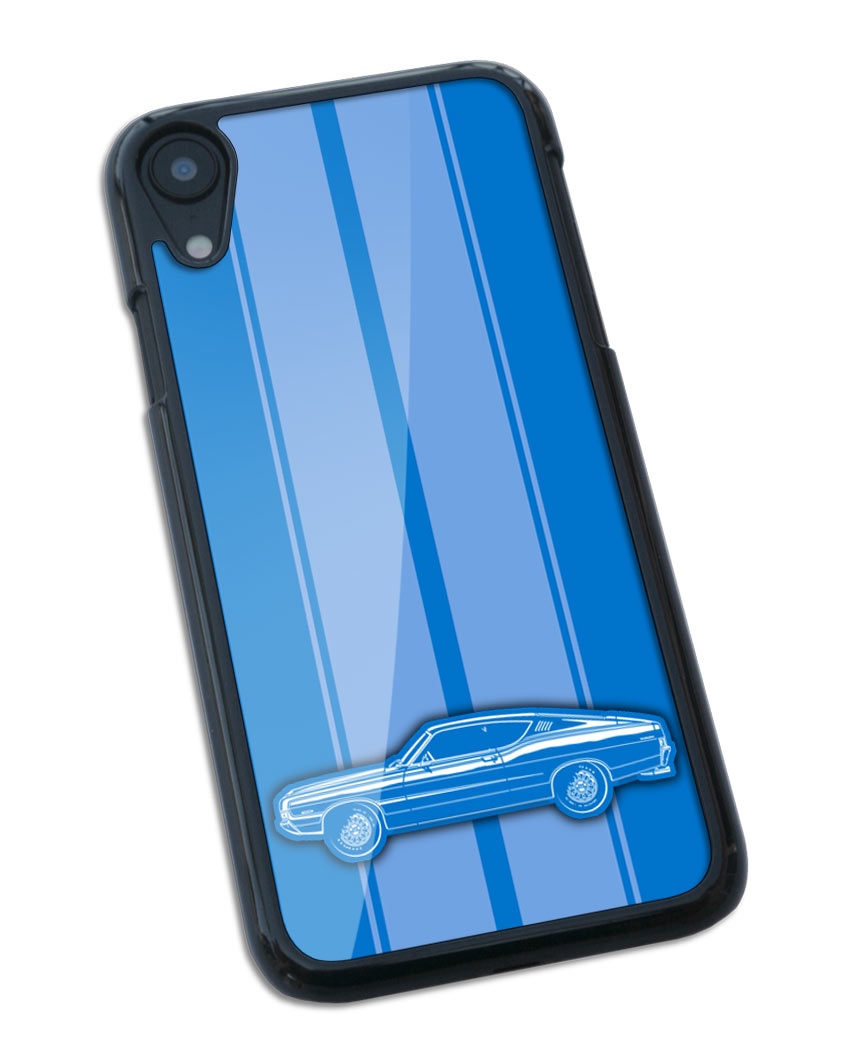 1968 Ford Torino GT Fastback with Stripes Smartphone Case - Racing Stripes