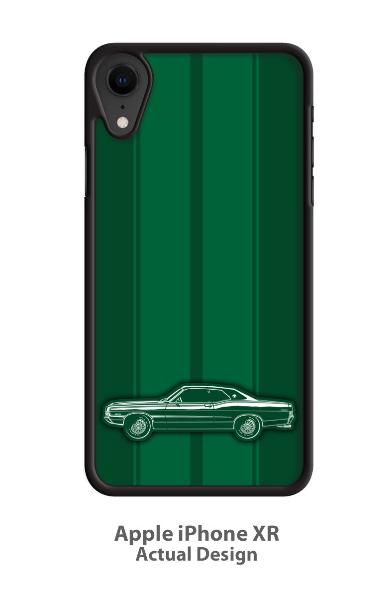 1968 Ford Torino GT Hardtop with Stripes Smartphone Case - Racing Stripes