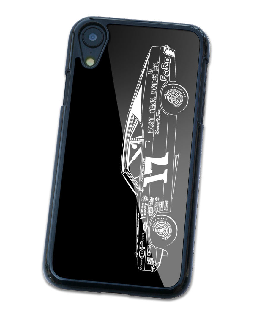 1968 Ford Torino #17 NASCAR David Pearson Smartphone Case - Side View