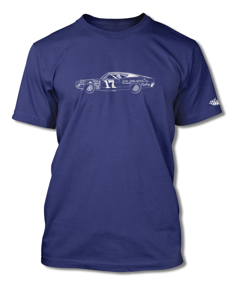 1968 Ford Torino #17 NASCAR David Pearson T-Shirt - Men - Side View