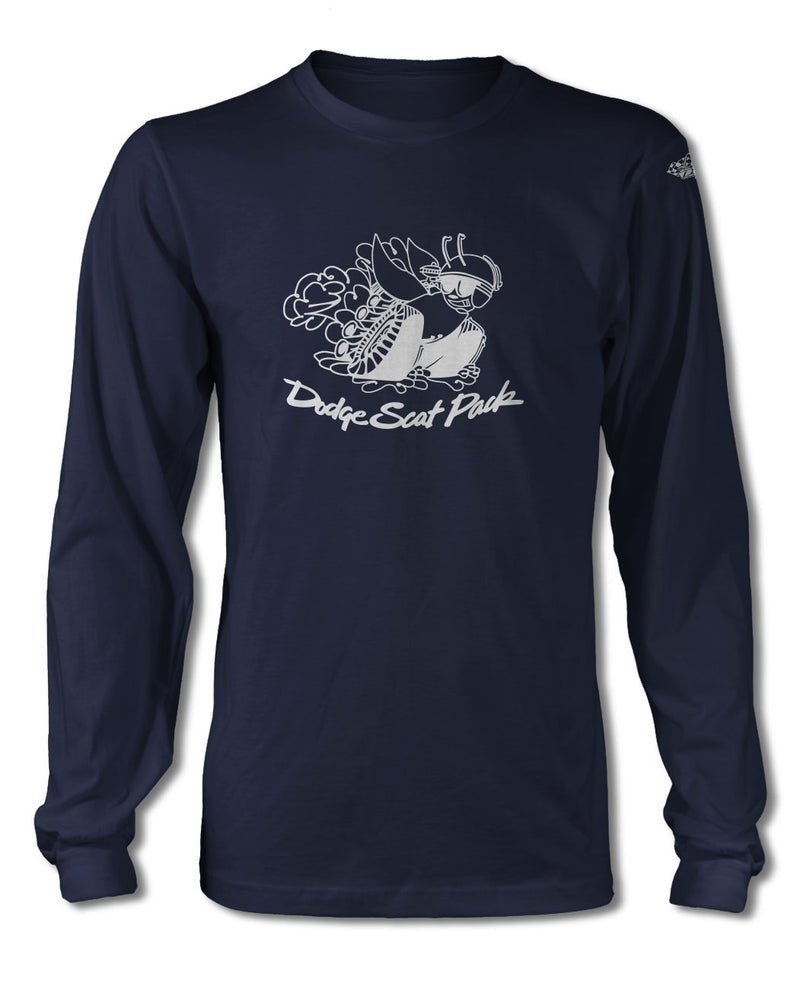 Dodge Scat Pack 1970 Emblem T-Shirt - Long Sleeves - Emblem