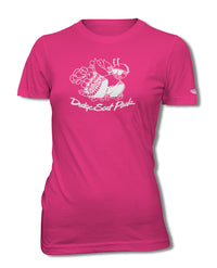 Dodge Scat Pack 1970 Emblem T-Shirt - Women - Emblem