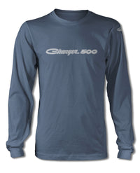 1969 Dodge Charger 500 Emblem T-Shirt - Long Sleeves - Emblem