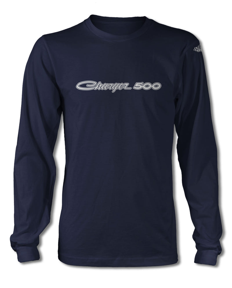 1969 Dodge Charger 500 Emblem T-Shirt - Long Sleeves - Emblem