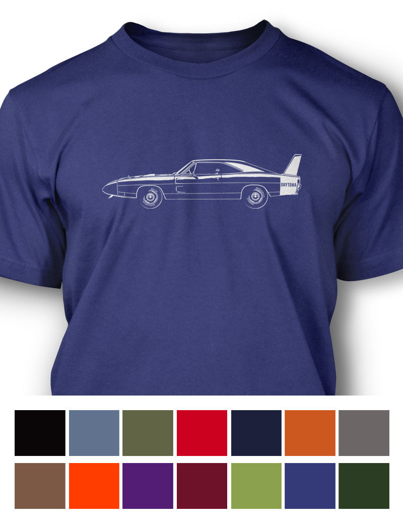 1969 Dodge Charger Daytona Coupe T-Shirt - Men - Side View