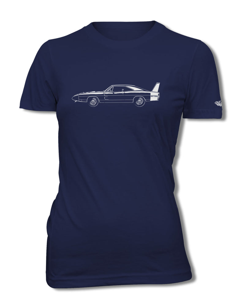 1969 Dodge Charger Daytona Coupe T-Shirt - Women - Side View