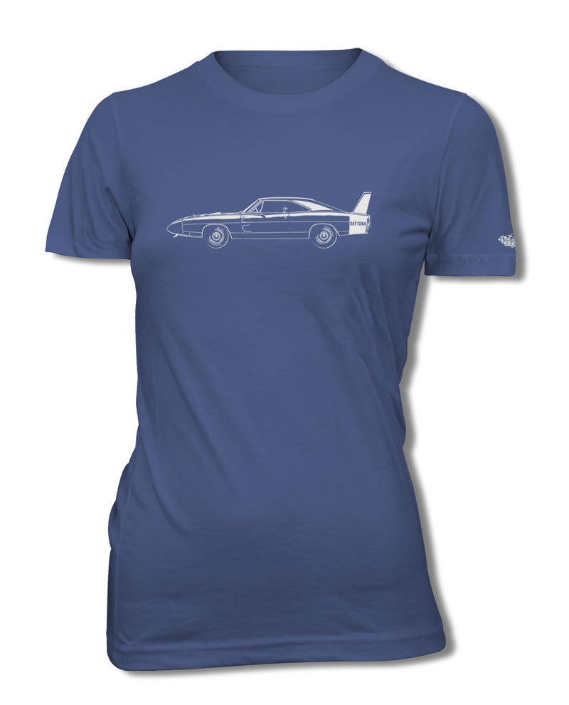 1969 Dodge Charger Daytona Coupe T-Shirt - Women - Side View