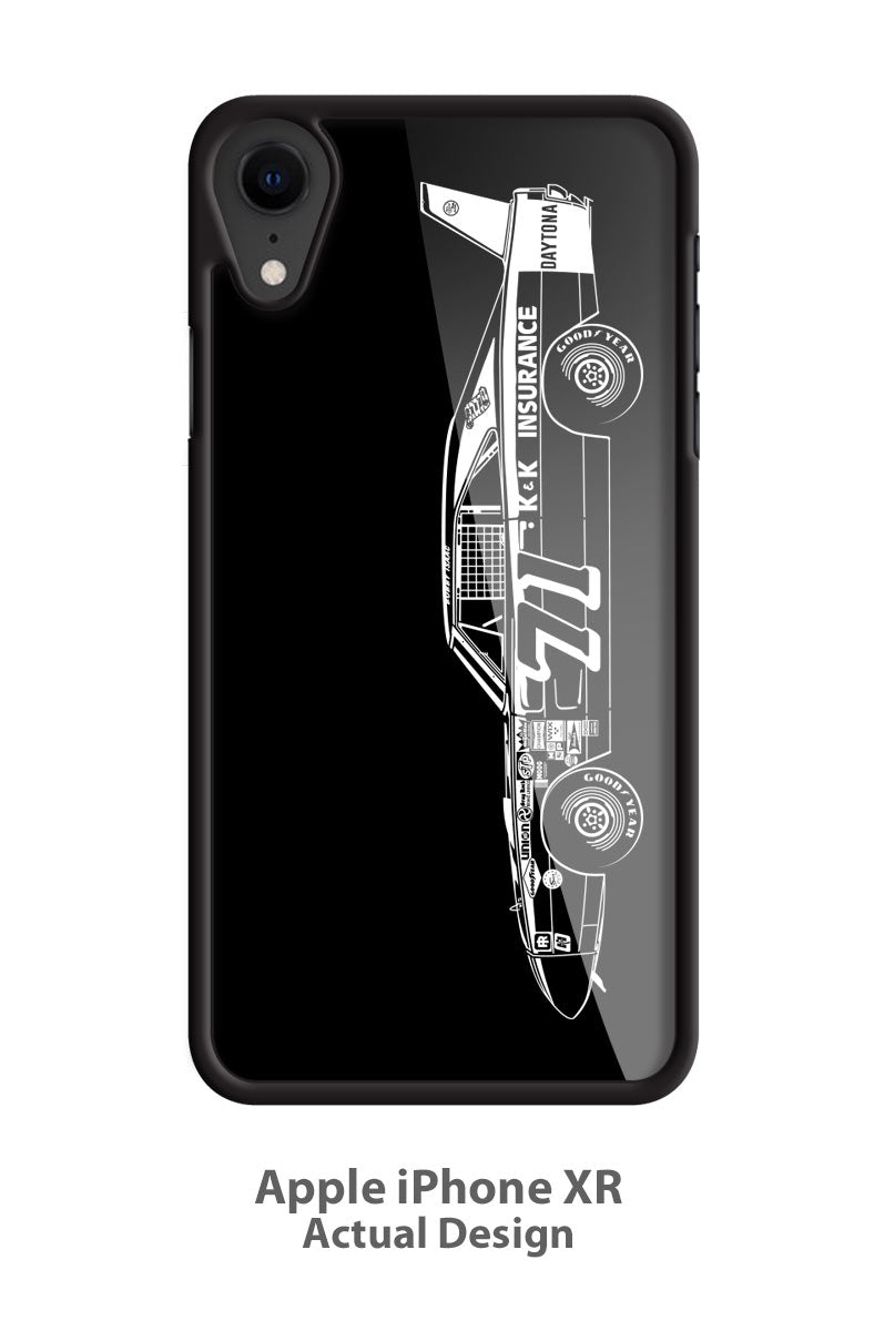 1969 Dodge Charger Daytona Bobby Issac #71 Smartphone Case - Side View