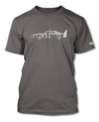 1969 Dodge Charger Daytona Bobby Issac #71 T-Shirt - Men - Side View