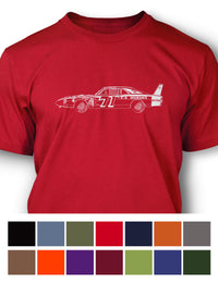 1969 Dodge Charger Daytona Bobby Issac #71 T-Shirt - Men - Side View