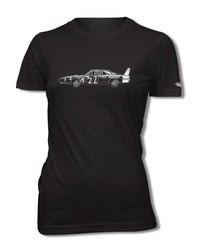 1969 Dodge Charger Daytona Bobby Issac #71 T-Shirt - Women - Side View