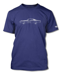1969 Dodge Charger General Lee - The Dukes of Hazard T-Shirt - Men - Side View